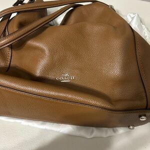 Coach Brown Leather Shoulder Bag